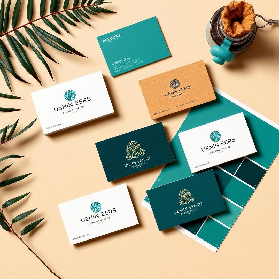 Designer travaillant sur une identité de marque