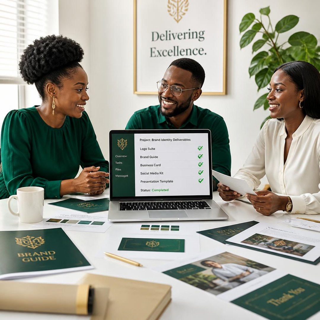 Brochure de présentation d’entreprise imprimée et version numérique